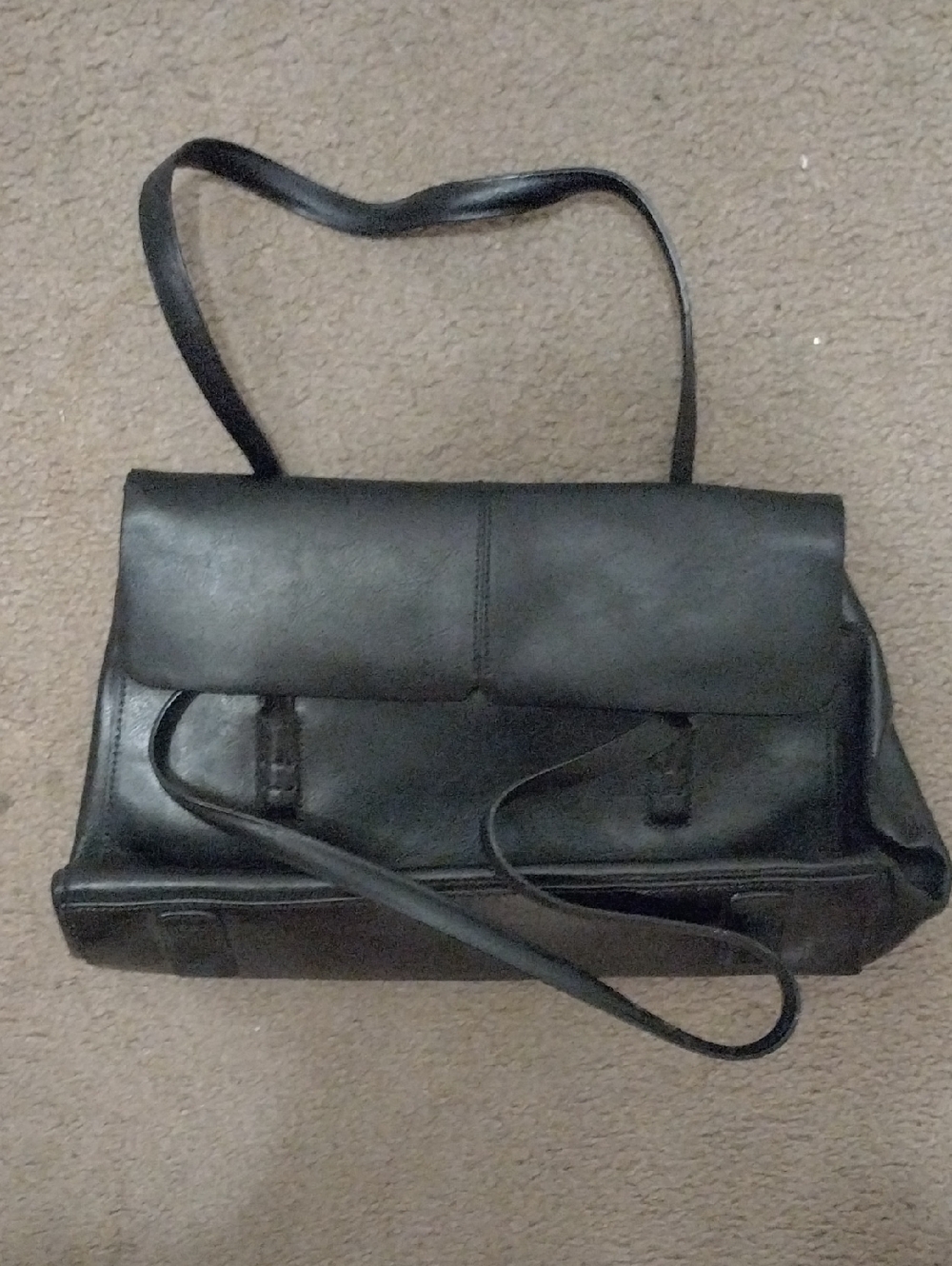 Alfani black leather purse